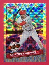  2020 Donruss Aristides Aquino 94/99 Highlights Gold #8 Cincinnati Reds