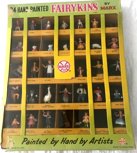 Vintage Marx Fairykins - 33 Hand Painted (missing Little Tommy Tucker)