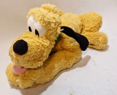 Disney 9 Zoll Pluto Hund Stofftier Plüsch sehr guter Zustand Mickey & Friends