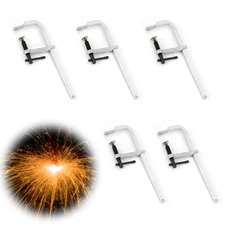 F Style Welding Clamps Heavy Duty Forged Solid Steel Clamp Set 500kg 5pcs