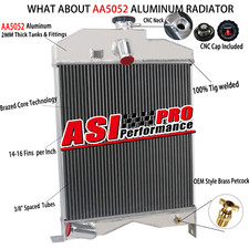 ASI 182456M91 184525M91 Radiator Fits Massey Ferguson Model 50 & 65 Tractor