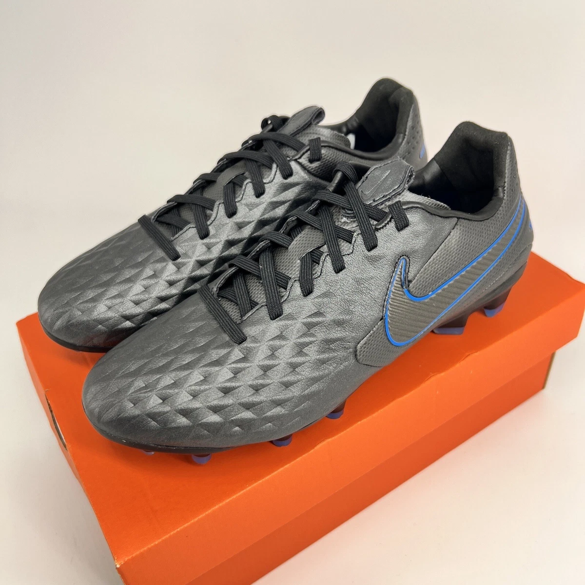 Nike Tiempo Legend 8 Pro FG Black Blue Hero for Sale