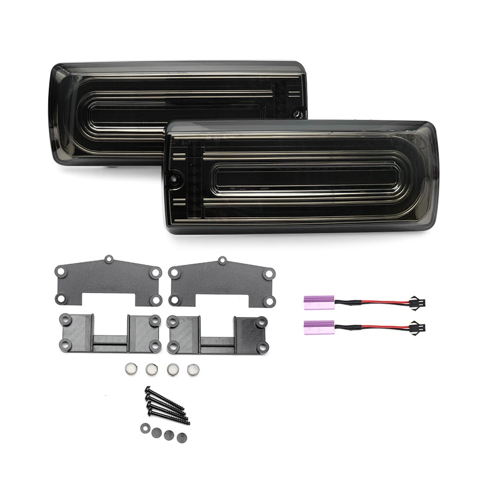 Luz trasera LED secuencial para 02-18 Mercedes Benz W463 Clase G G500 G550 G63 AMG Foto 2 de 4