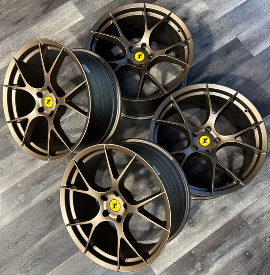 20" CUSTOM SPUN FORGED WHEELS RIMS 20X8.5/10.5 FOR FERRARI 458 COUPE & SPIDER
