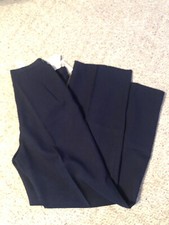 Alex Colman Pants Women  s Size 14 Blue Texturized Dacron Polyester New Tags 4099