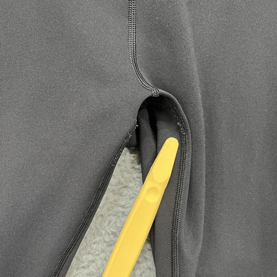 Lululemon Pants Womens 12 Black High Rise 7/8 Ankle Yoga Leggings LW5BPAS - Image 3 of 4