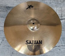 Vasca Sabian XS-20 Bronze 16" Medium Thin Crash Brilliant Cymbal #2 OTTIME CONDIZIONI