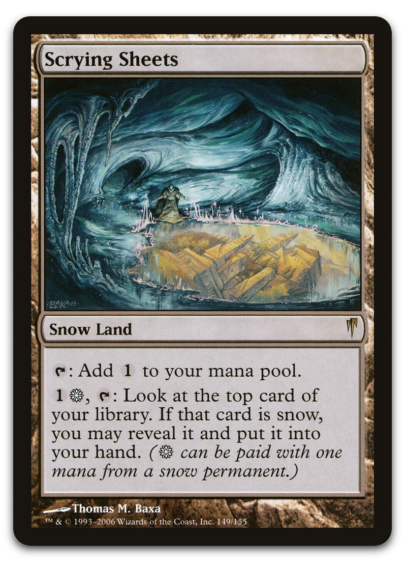 Scrying Sheets #149 (NM) Coldsnap CSP Magic MTG