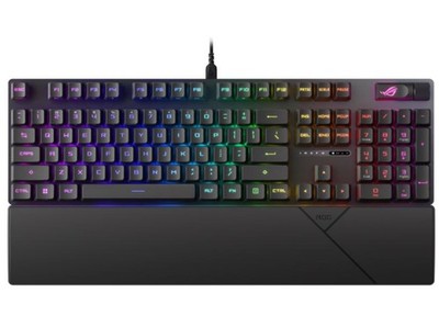 ASUS ROG STRIX SCOPE II RX Blue Switch Optical Gaming Keyboard,IP57 Waterproof
