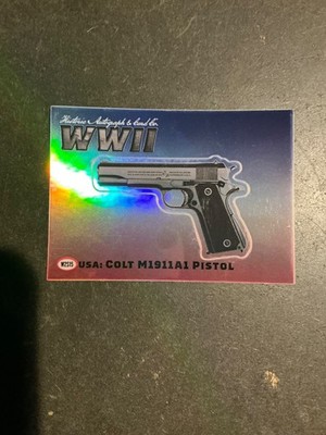 2025 Historic Auto?s WW 2 Holographic Weapons Stickers You Pick