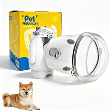 Pet Nebulizer for Dogs, Dog Nebulizer and Inhaler Mask for Dog, Low Noise and Li