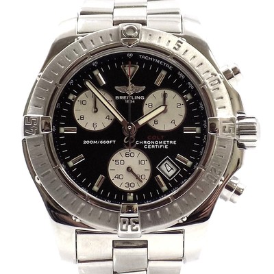 Breitling Colt Chronograph Quarz Uhr A73380 Full Set Edelstahl  - 66243 xxyy