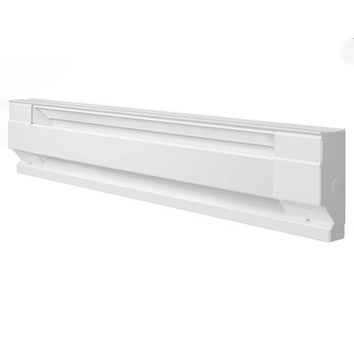 F Series 36'' Electric Baseboard Heater, 2560 BTU, 240V, White, Model 3F750W