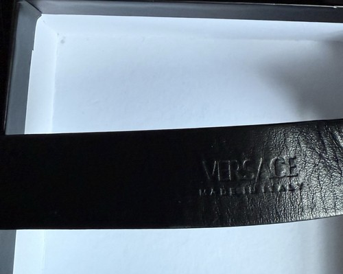 VERSACEKids Black 'La Medusa' Belt XL 100% authentic - Picture 5 of 8