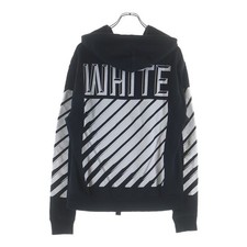 Sudadera con capucha para hombre Off-White OFF WHITE 15AW con estampado de logotipo suéter Sweat Parker