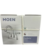 MOEN Banbury 84943 Centerset Double Handle Bath Faucet Chrome NEW FreeShip