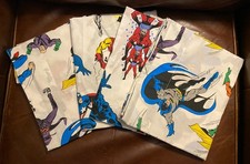 4 Pottery Barn Marvel DC Comics Justice League Pillowcases 29.5 x 19&rdquo; Standard