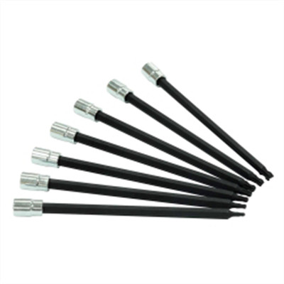 VIM Tools Ball TORX Extra Long Set, 7 Piece T10 Thru T40 TORX, 6 Inch Long, 1/4