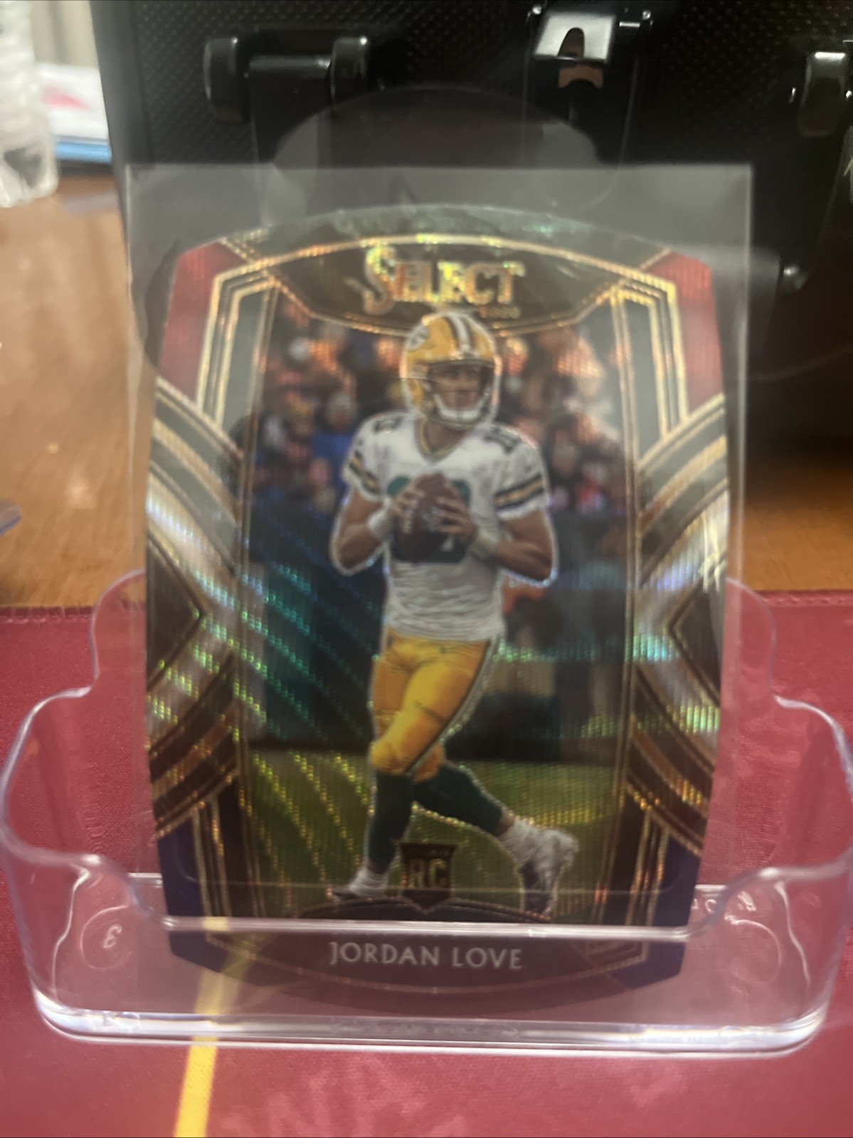 2020 Panini Select - Club Level Jordan Love #247 Tri-Color Prizm Die-Cut (RC)