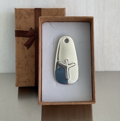 Vintage 1980's RLM Studio Amulet ''ELK'' Protection From Evil Pendant 925 Silver