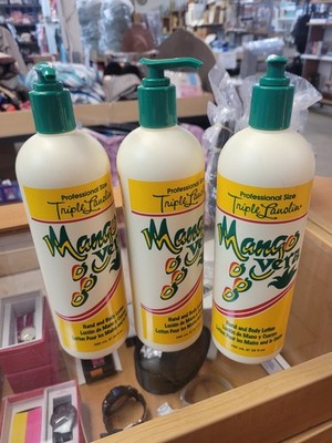 Triple Lanolin Mango Vera Hand and Body Lotion, 20 Oz  Lot Of 3