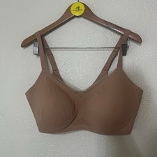 Honeylove Crossover mesh Bra in tan nude 1X 40C 40D 
