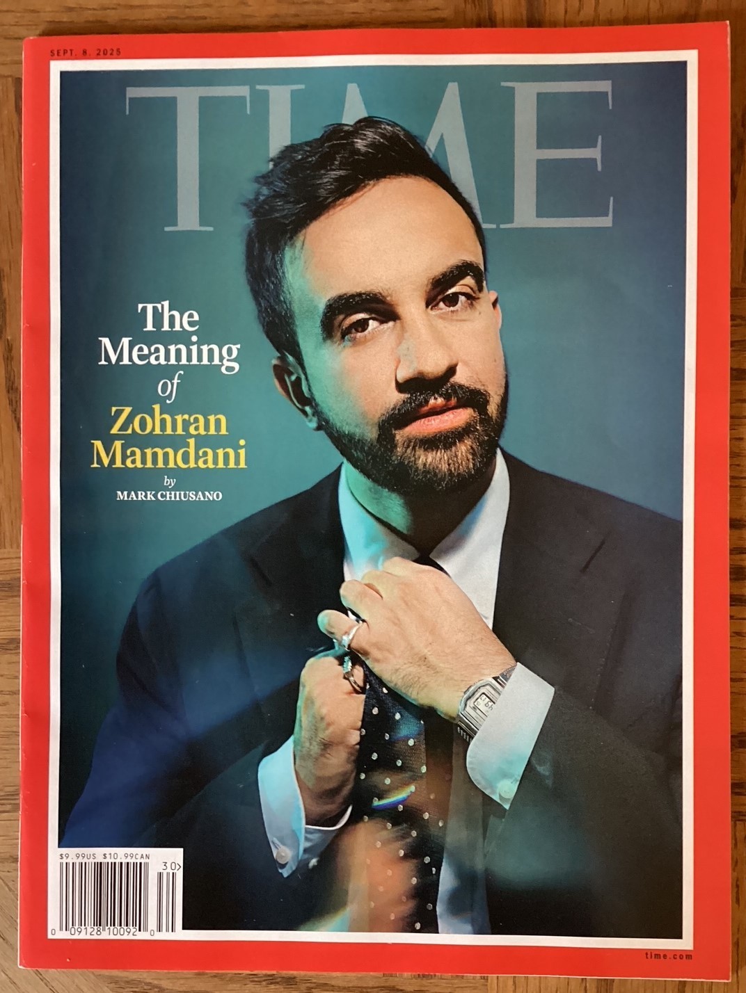 TIME Magazine 09-08-25 New York City Mayor-elect Zohran Mamdani