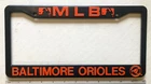 *New* MLB Baltimore Orioles License Plate Frame (Made of Heavy Plastic)