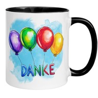 Tasse Danke – „Danke Mit Bunten Ballons“ – DankeschöN Geschenke