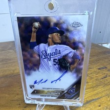 Topps Chrome 2016 Miguel Almonte Rookie Autograph Kansas City Royals Card RA-MAL