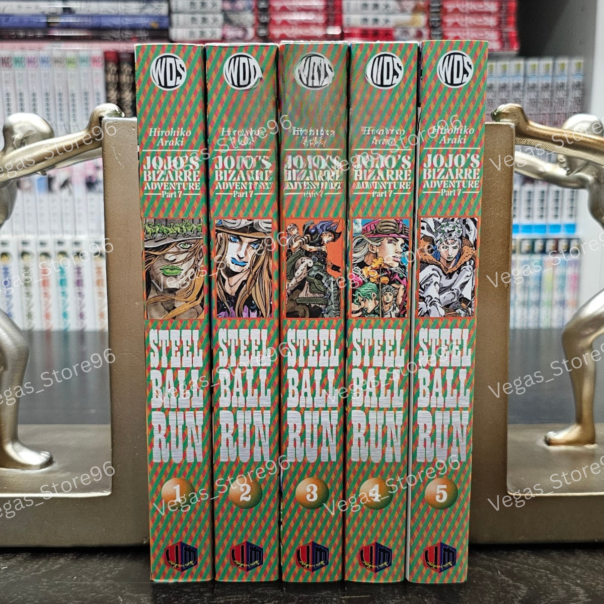 JoJo's Bizarre Adventure Part 7 Manga Volume 1–5 Full Set English