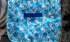 Disney Frozen Olaf Blue Multicolor Tote Bag Character Print Handbag