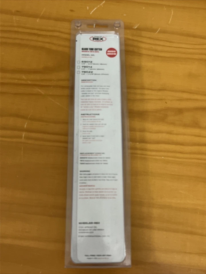 WHEELER-REX 79014 Glass Tube Cutter 1/4" - 1" Diameter Pipe 38L092 Made In USA - Image 3 of 4