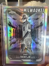 2024-25 Topps Chrome Gary Trent Jr. Negative Refractor #23 BUCKS