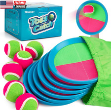 Toss and Catch Ball Set Upgraded - Kids Toys Beach Toys Baseball Games - Sturdy