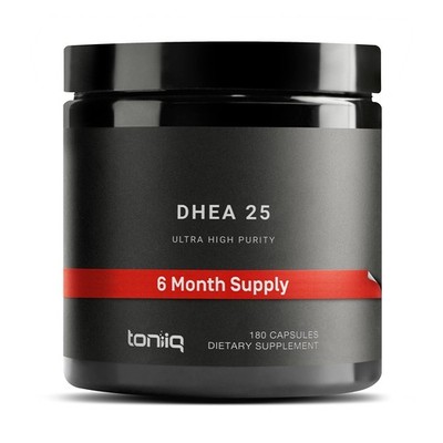 Toniiq Ultra High Strength DHEA 25mg Supplement for Men 180 Count (Pack of 1)