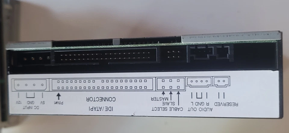 Unidad de CD-RW interna IDE HP 9500 serie multi lectura sin probar como está pieza Foto 4 de 4