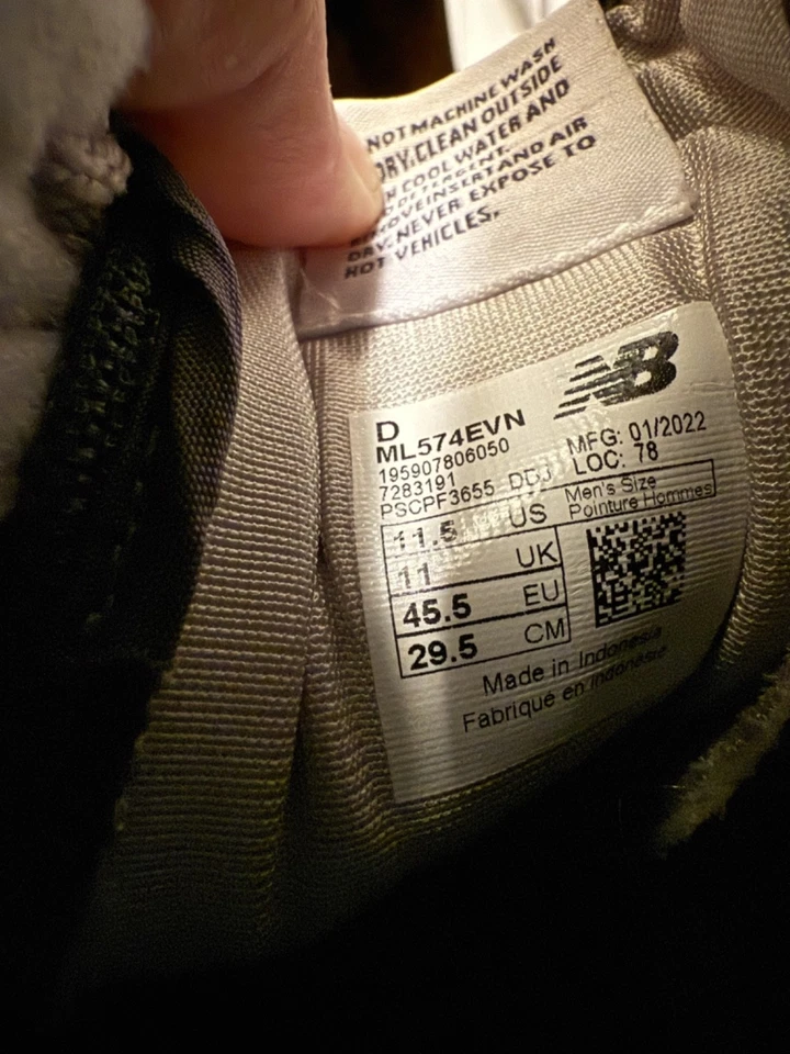 New Balance 574 Core Pack - Azul Marino Talla 11.5 Foto 2 de 4