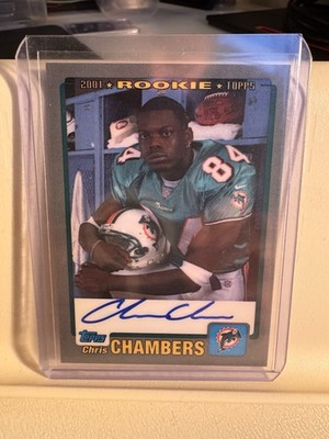 CHRIS CHAMBERS 2001 TOPPS ROOKIE PREMIER AUTO RC MINT