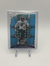 2022 Panini Mosaic Rookies Jordan Davis #370 (RC) Blue Fluorescent Prizm /15