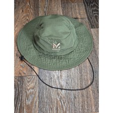 Mission Cooling Boonie Hat Mens Olive Green Adjustable Sun Bucket Hat Hiking
