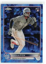 Lucius Fox RC 2022 Topps Chrome Update Sapphire Edition Washington Nationals