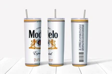 Modelo Especial Can 20 Ounce Stainless Steel Tumbler Metal Straw