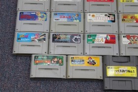WHOLESALE LOT 24 Nintendo Super Famicom Games SFC Japan Import SNES UNTESTED #5