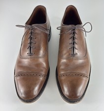 Allen Edmonds FIFTH AVENUE Men's Brown Leather Cap-Toe Oxfords 11 D