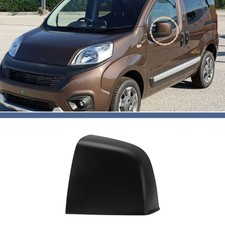 Left Driver Side Mirror Cover Cap Replacement Black for FIAT DOBLO 2010-2014
