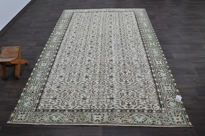 Oushak Türkisch Vintage Teppich 6x9 Kelim Rug Anatolisch Handarbeit Boho Deko...