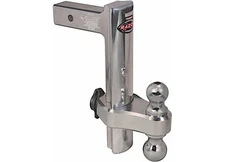 Trimax TRZ12AL Razor 12" Drop/Rise Hitch Aluminum (Comes With Hitch Balls)