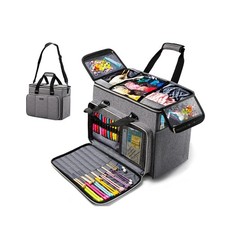 Knitting Bag, Large Yarn Storage Organizer, Crochet Bags and Totes, Yarn Bags...