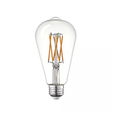 40 Watt Equivalent S60 Dimmable Straight Filament Vintage Edison LED Light Bulb,
